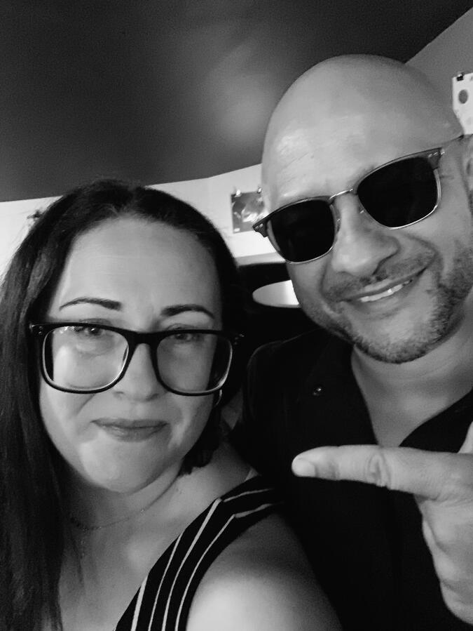 Nicola Richardson with Nightmares on Wax Nicola Richardson with Nightmares on Wax